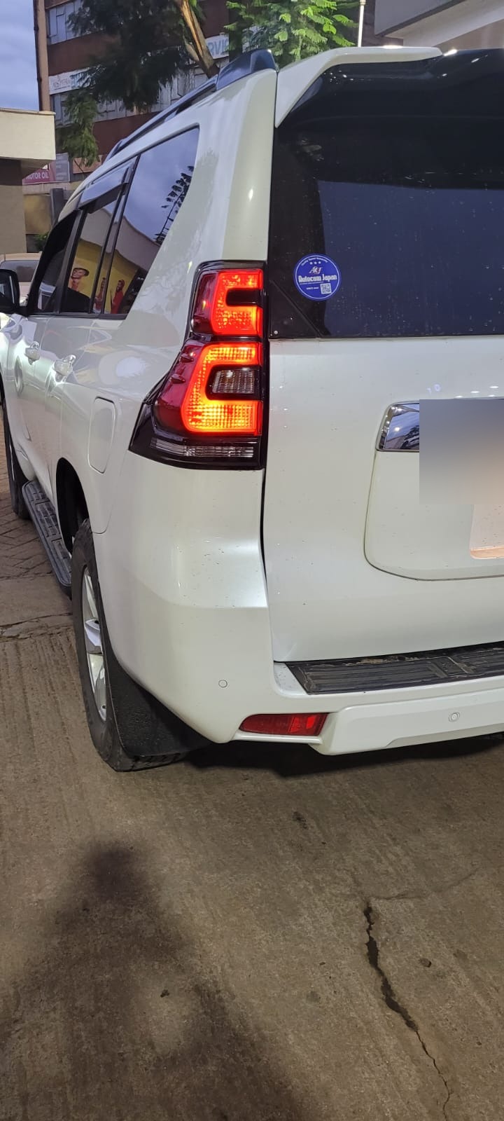 Land Cruiser Prado rear view