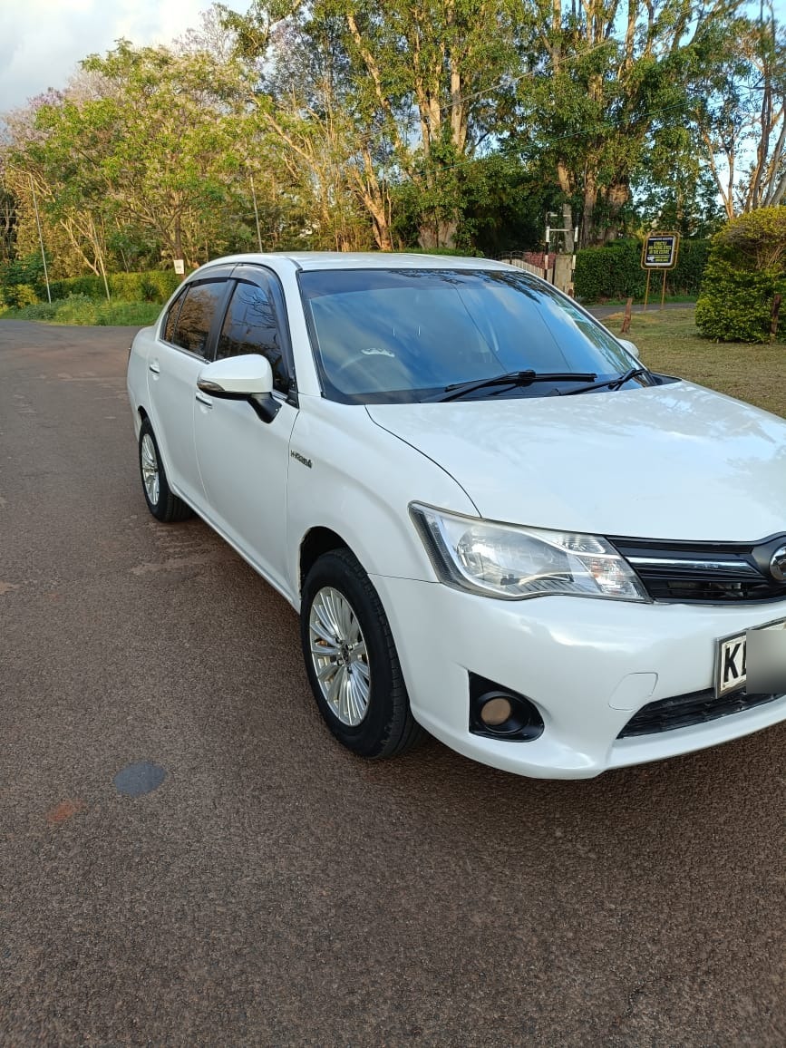 White Axio front-side view in daylight